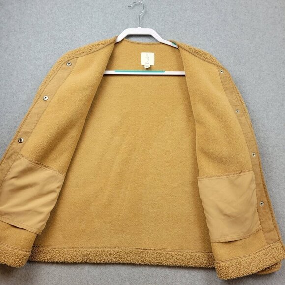 Joie Jacket Womens Small Teddy Coat Cozy Sherpa Camel Tan - Picture 15 of 15